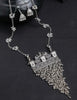 Latest Stylish Traditional Oxidised Silver Necklace Jewellery Set for Women/Girls