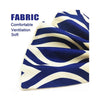 Geometric Throw Pillow Covers Navy Blue Home Deco Outdoor for Sofa Couch Cotton Linen 18 X 18 Inch , Set of 4
