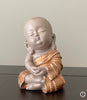 Peaceful Meditating Monk Statue