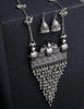 Latest Stylish Traditional Oxidised Silver Necklace Jewellery Set for Women/Girls