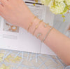 Shining Diva Fashion Latest Stylish Crystal Multilayer 3-5 pcs Set Charm Bracelets for Women and Girls