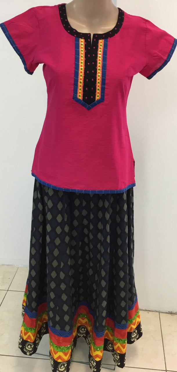 Fancy cotton lehenga Kurti for girls and women