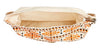 Kanvas Katha Small Girl’s Sling Bag with unique orange colour pattern