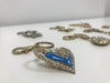 Beautiful shiny keyrings in different colours and designs