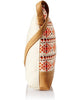 Kanvas Katha Small Girl’s Sling Bag with unique orange colour pattern