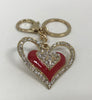 Beautiful shiny keyrings in different colours and designs