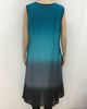 Gorgeous contrast long top with golden neck