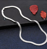 Women and Men Full Sideways Silver and Gold Chain ( Size 20 inch 5 mm)