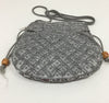 Ladies Fancy Ethnic Grey Pouch With Metal Beadworks