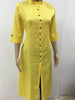 Pure cotton yellow long Top