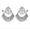 Fashion Trend Earrings Retro Hollow Drop Shaped Pattern Fan Shaped Tassel Earrings For Girls