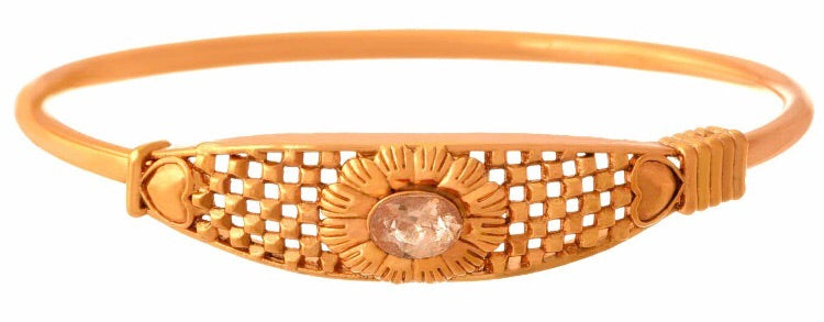 Traditional Ethnic One Gram Gold Plated Designer Bangle, Kada for Women & Girls.