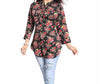 Printed Designer Polyster Crepe Short Kurti Tunic Top for Women
