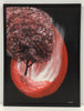 Blood Red Night Beautiful Handmade Painting
