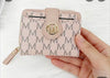 Card Holder women’s small wallet in three Colours Pink, Cream and Brown