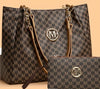 Women’s Fashion Letter Print Crossbody Bag And Wallet 2pcs Set