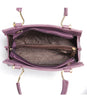 Synthetic Leather Women's Satchel Bag | Ladies Purse Handbag | Women bags -Mini (in two colours)Pink & Purple