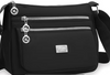 Multifunctional Black Cross body Casual Bag for Men/ Women