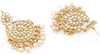 Gold Tone Kundan & Pearls Dangle Earring For Women/Girls (in two colours)