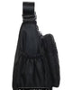 Black Shoulder Bag, Crossbody Shaped Suitable for Daily Commuting, Adjustable shoulder strap