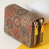 Women's Stylish Credit Card Holder & Coin Wallet with Double-Layer Zipper, Mandala Pattern Design