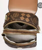 Women large Capacity Multi layer Light Crossbody Handbag With Zipper Compartments.