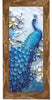 Indianara Set of 3 Radha Krishna with Peacocks Framed Art Painting (4141WNT) without glass 6 X 13, 10.2 X 13, 6 X 13 INCH( Multicolor4141WNT)