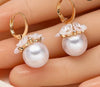 Elegant Vacation Style Delicate Dangle Earrings with Exquisite Flower Design
