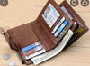 Faux Leather Card Holder Men’s Wallet in Brown Colour