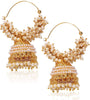 YouBella Fashion Jewellery Gold Plated Pearl Jhumka/Jhumki Earings for Women Traditional Earrings for Girls