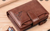 Faux Leather Card Holder Men’s Wallet in Brown Colour