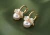 Elegant Vacation Style Delicate Dangle Earrings with Exquisite Flower Design
