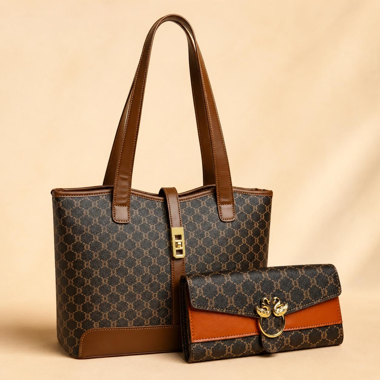 Fashionable and Versatile Large- Capacity High End Women Tote And Shoulder Bag