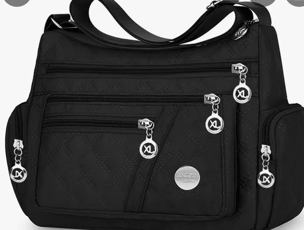 Black Square Tote/ Shoulder carry bag bag