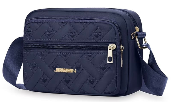 Light weight Printed Small Shoulder Crossbody Casual Bag in Blue Colour