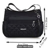 Black Shoulder Bag, Crossbody Shaped Suitable for Daily Commuting, Adjustable shoulder strap
