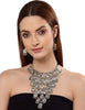 Shining Diva Fashion Latest Stylish Traditional Oxidised Silver Necklace Jewellery Set for Women/girls