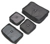 Travel Gear 4-Piece Packing Cubes Travel Set - Black