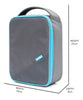 Smash insulated Lunch Box, Basic Case In Three Colours Black, Grey/blue, Navy