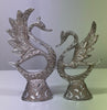 Beautiful  Metal Swan pair in two colours(Silver/Rose Gold) Home Decor