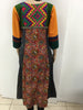 Beautiful multicoloured pure cotton with embroidered neck and back
