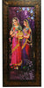 3 PC Set of Radha Krishna Art Paintings (1136) Without Glass 5.2 X 12.5, 9.5 X 12.5, 5.2 X 12.5 INCH
