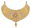 Gold plated Diamond studded set with ma ang Tikka