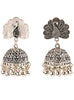 Ethnic Indian Jhumka in two colours - Gold/ Silver Hanging Earrings For Women