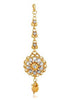 Gold plated Diamond studded set with ma ang Tikka