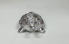 Aluminum Metal Silver/Silver Gold Plated Tortoise for Good Luck | A Perfect Decorative Showcase for Home Vastu showpiece Turtle | Gifting Item.