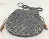 Ladies Fancy Ethnic Grey Pouch With Metal Beadworks