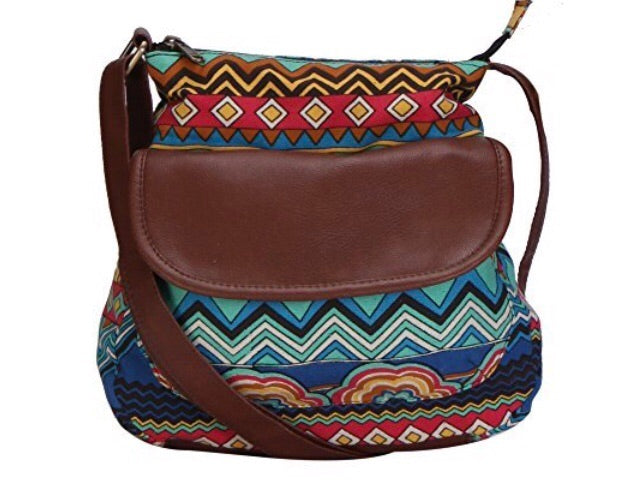 Fashionable Multicoloured Sling Bag for Girls and Women