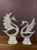 Beautiful  Metal Swan pair in two colours(Silver/Rose Gold) Home Decor