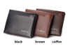 Men’s wallet in three colours